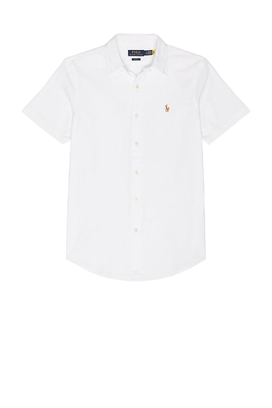 Short Sleeve Chambray Sport Shirt