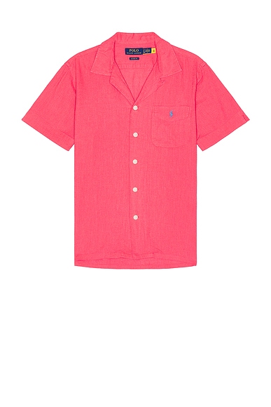 Short Sleeve Camp Pocket Sport Shirt
