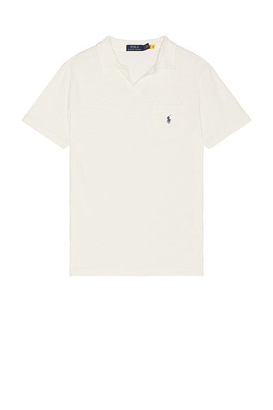 Polo Ralph Lauren Short Sleeve Johnny Collar Polo in Nevis