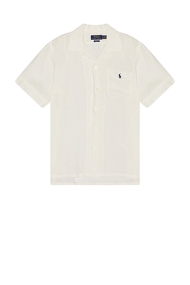 Polo Ralph Lauren Linen Andy Camp Sport Shirt in Deckwash