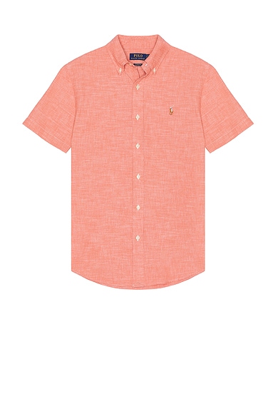 Short Sleeve Chambray Sport Shirt