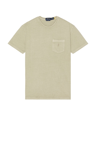 Mineral Dyed T-Shirt in Olive