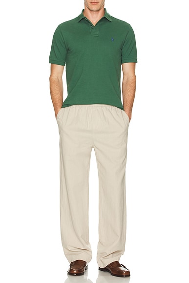 Short Sleeve Mesh Polo