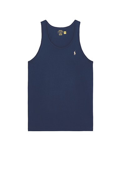 Polo Ralph Lauren Sleeveless Jersey Knit Tank in Rustic Navy