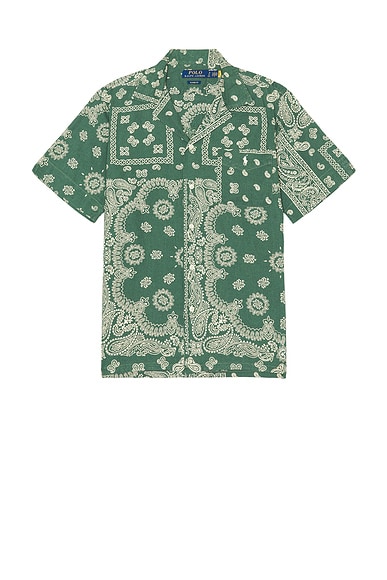 Polo Ralph Lauren Short Sleeve Sport Shirt in Patchwork Bandana