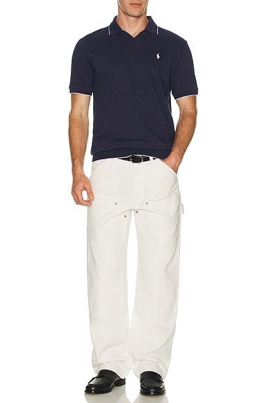 Short Sleeve Johnny Collar Polo