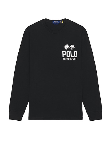 Long Sleeve Motorsport Graphic T-Shirt