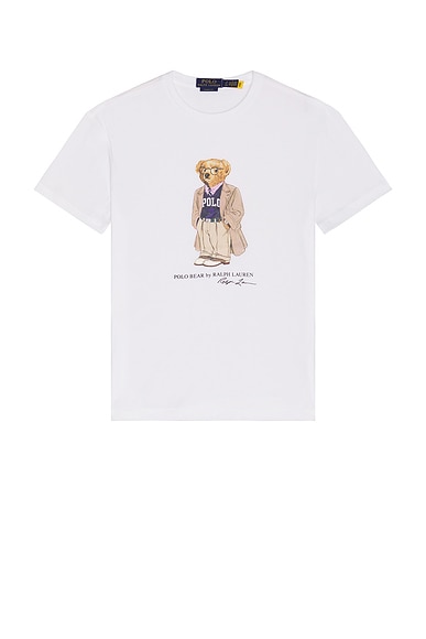 Polo Ralph Lauren Cotton Mesh Novelty T-Shirt in White