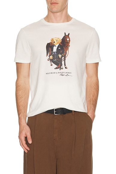 Lunar New Year Short Sleeve Graphic Bear T-Shirt