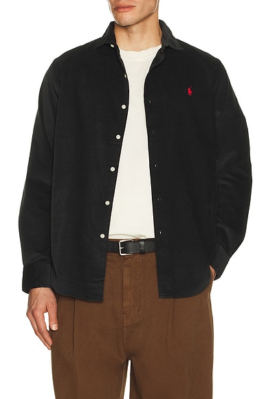 Long Sleeve Corduroy Sport Shirt