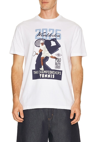 Polo Ralph Lauren Wimbledon Tee in White