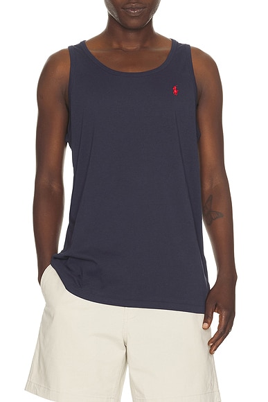 Polo Ralph Lauren Sleeveless Jersey Knit Tank in Ink