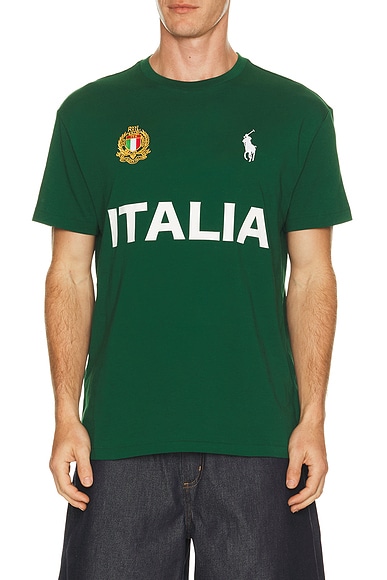 Polo Ralph Lauren Italy Short Sleeve T-Shirt in New Forest