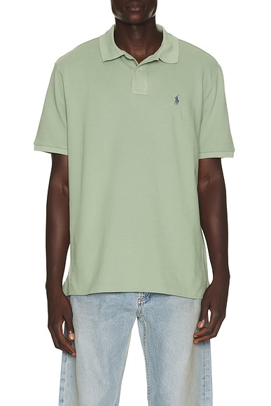 Polo Ralph Lauren Short Sleeve Mesh Polo in Light Green