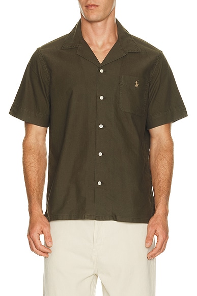 Short-sleeve Garment Dyed Andy Camp Sport Shirt