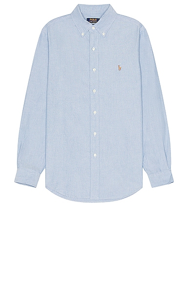 Polo Ralph Lauren Polo Oxford Shirt Comfort Fit In Baby Blue