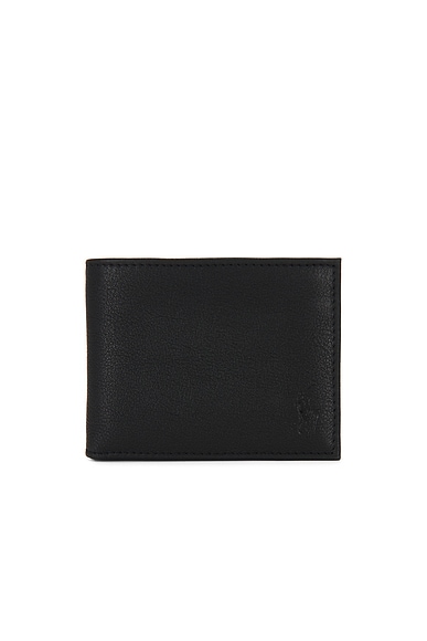 Pebbled Leather Passcase Wallet