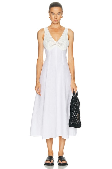 Polo Ralph Lauren Linen Ellery Dress in White
