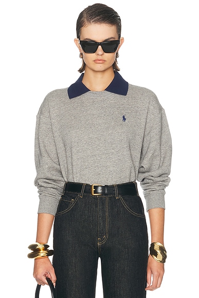 Acne Studios Kahoo Printed Cardigan in Mauve Grey | FWRD