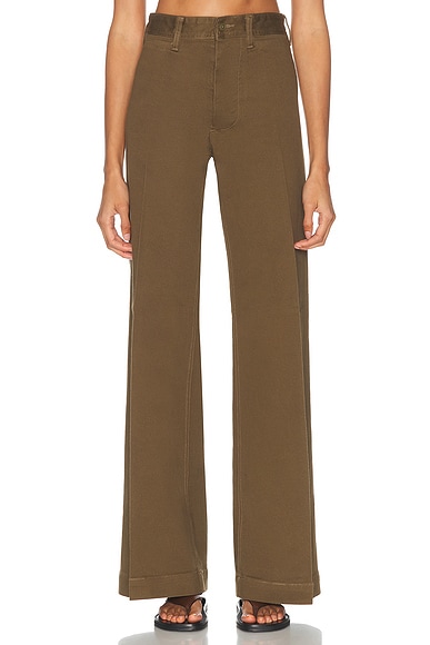Twill Flare Trouser