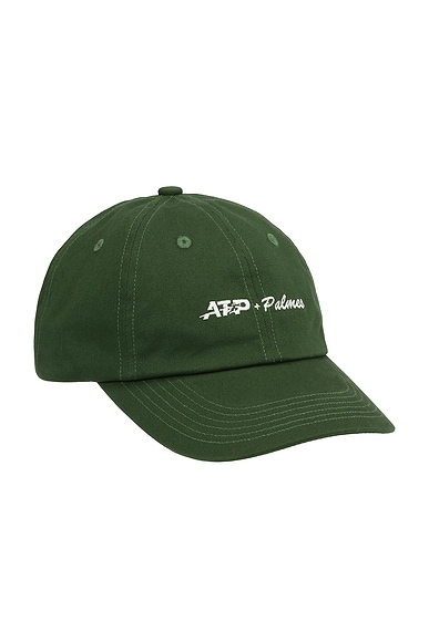 Palmes x ATP 6-Panel Cap in Dark Green