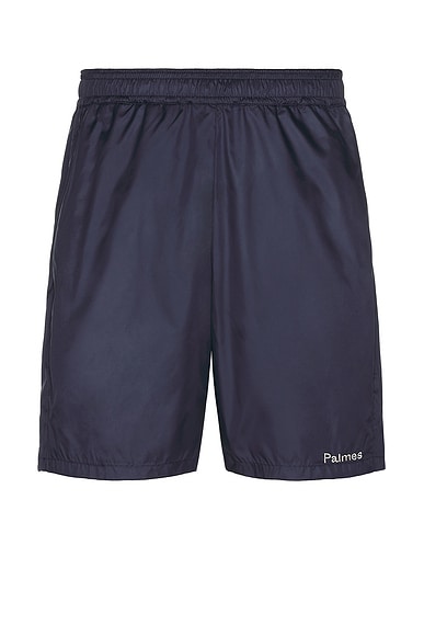 Palmes Middle Shorts in Navy