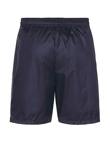 Shop Palmes Middle Shorts In Navy