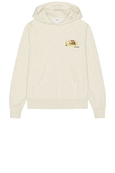 Palmes Porch Hooded Sweatshirt in Oatmeal