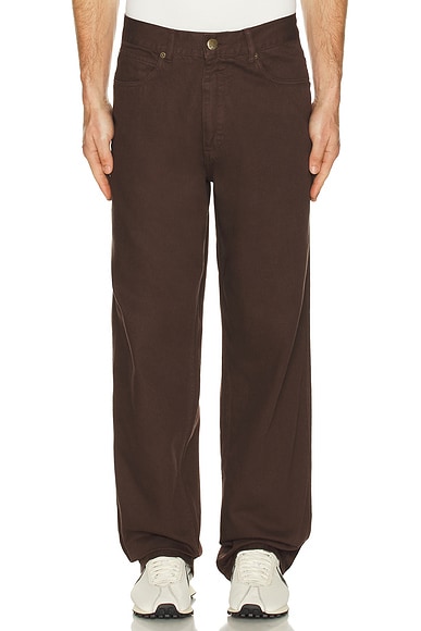 Palmes Coarse Trousers in Brown