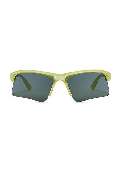 Pleasures Boiler Room Active Sunglasses in Lime
