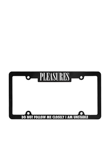 Follow License Plate Cover