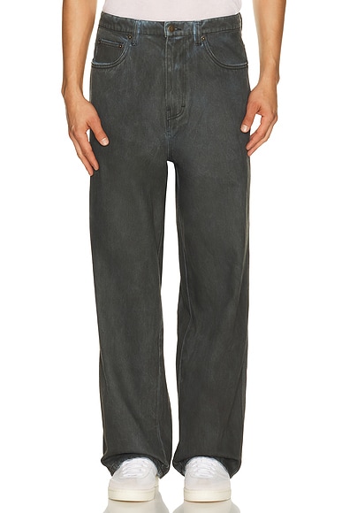 Pleasures Spray Formula Baggy Jeans in Black