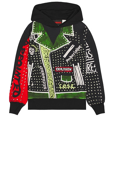 Pleasures Explosion Hoodie in Black