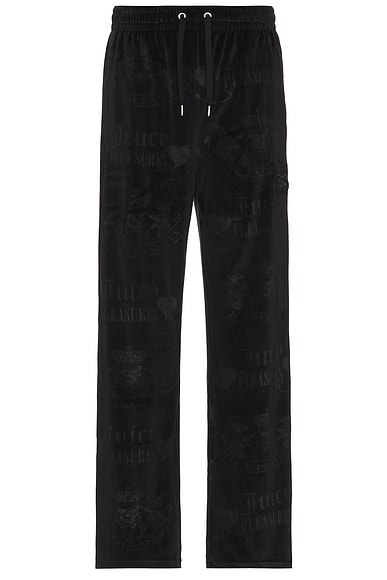 Crest Velour Track Pants