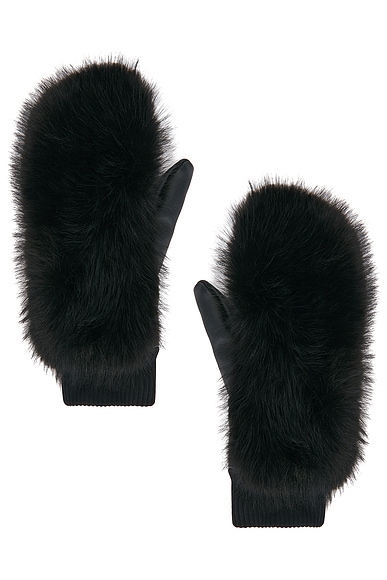 Faux Fur Mittens