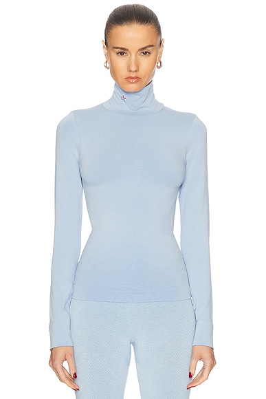 NILI LOTAN Mariah Sweater in Sky Blue FWRD