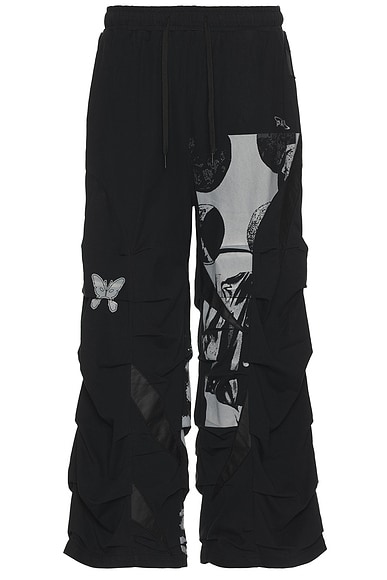 P.A.M. Perks and Mini Equinox Flower Pants in Black