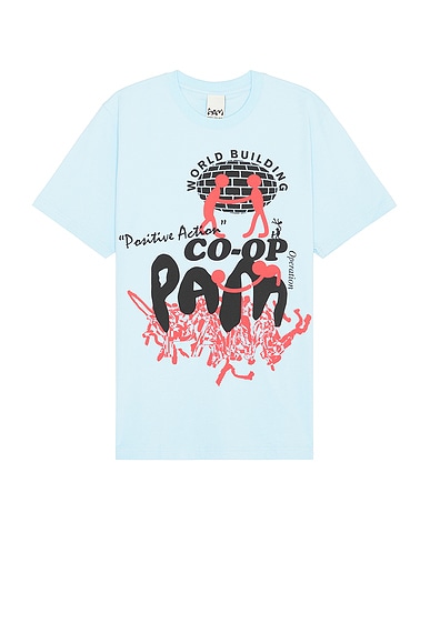 P.A.M. Perks and Mini Co-op Tee in Blue Mist