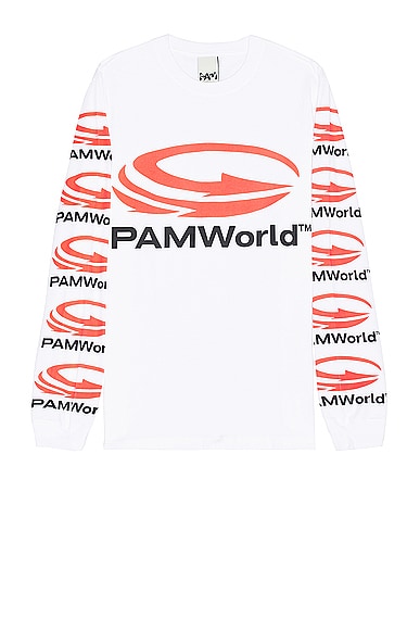 P.A.M. Perks and Mini Pwpwpwpw Long Sleeve Tee in White