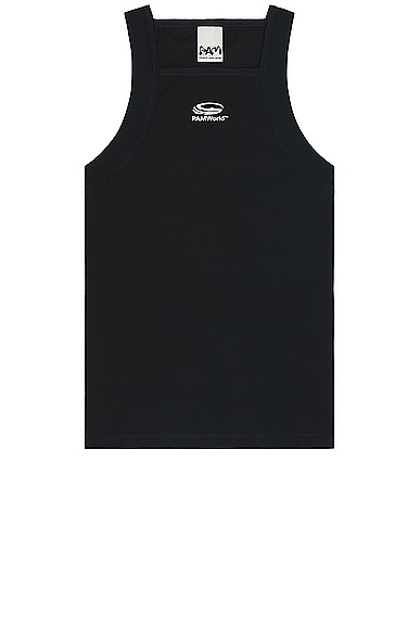 P.A.M. Perks and Mini Square Tank Top in Black
