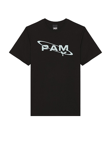 【関税無・国内発】 Palm Angels / Burning Logo T-Shirt Palm Angels Burning Logo Tee in Black | FWRD