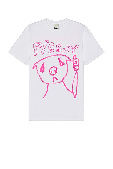 Shop Perks And Mini Pig Baby X P.a.m. Tee In White