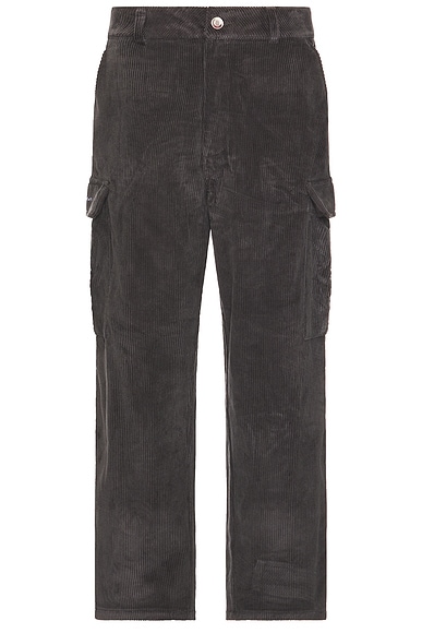 WACKO MARIA Double Pleated Corduroy Trousers in Brown | FWRD