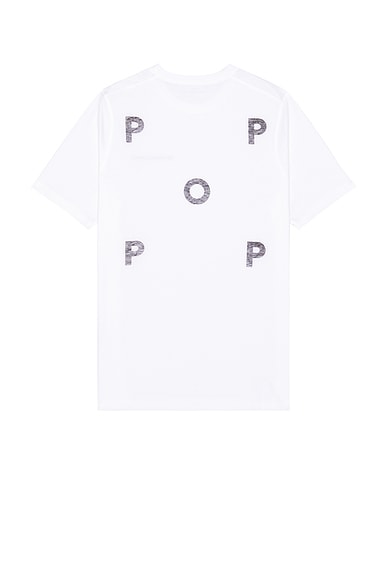Pop Trading Company Inside Logo T-Shirt in White
