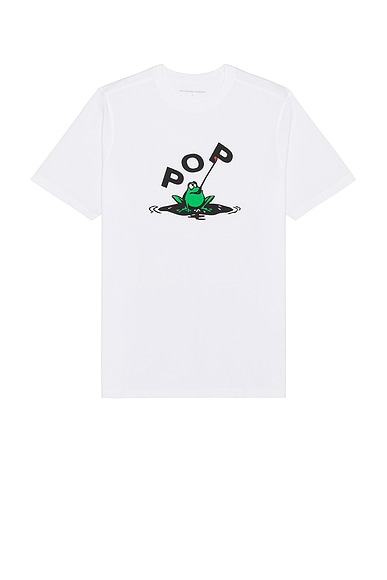Pop Trading Company Frog T-Shirt in White