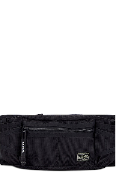 Porter-Yoshida & Co. Heat Waist Bag in Black
