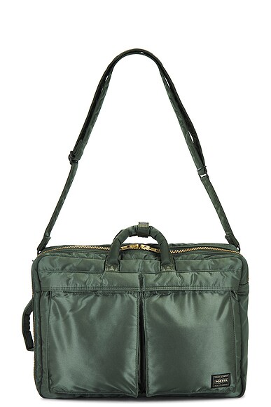Porter-Yoshida & Co. TANKER ブリーフケース - Sage Green | FWRD