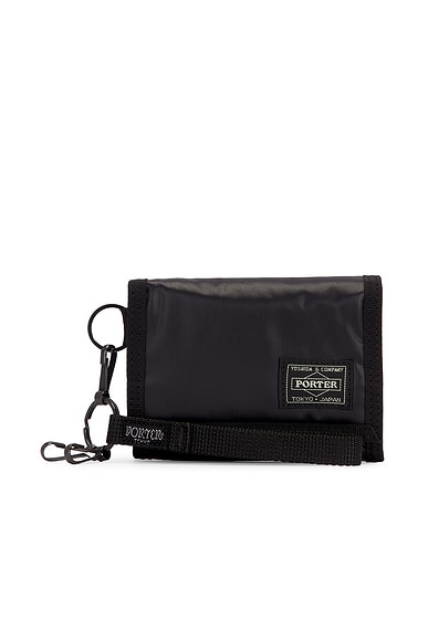 Porter-Yoshida & Co. Capsule Wallet in Black