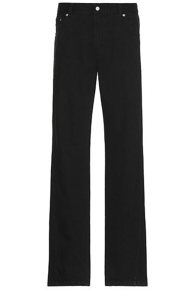 POST ARCHIVE FACTION (PAF) 8.0 Denim Pants Right in Black