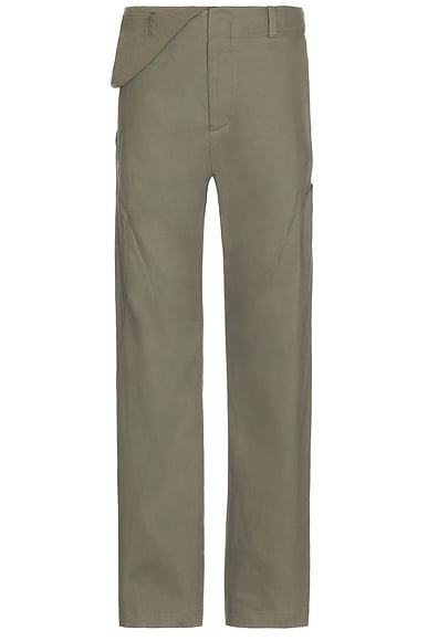Gray Garment Dye Rip Stop Cargo Pants by sacai on Sale